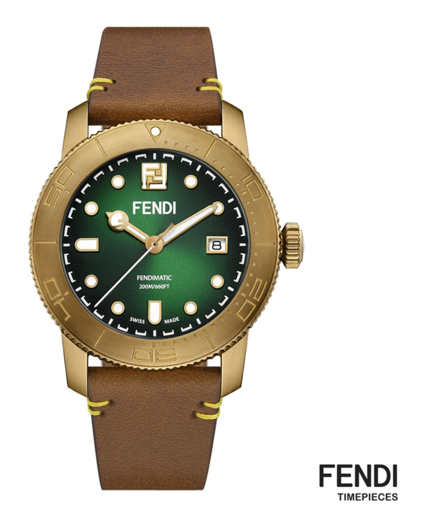 Fendi  Aqua Automatic Diver Watch Mens F131020201