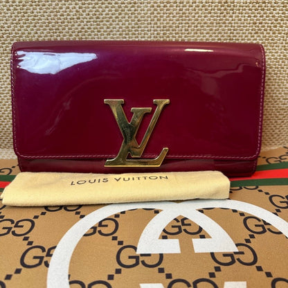 LV patent leather bag