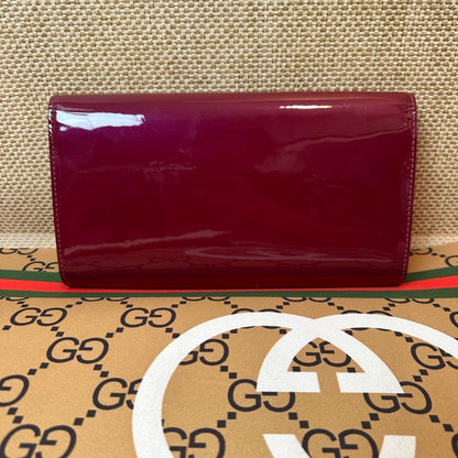 LV patent leather bag