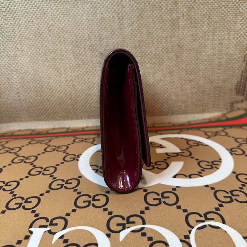 LV patent leather bag
