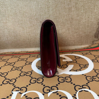 LV patent leather bag