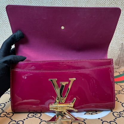 LV patent leather bag