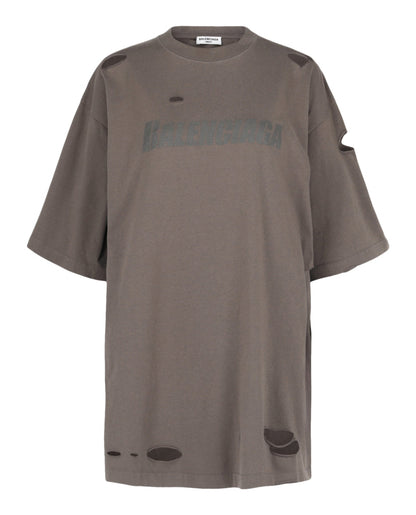 Balenciaga Distressed Graphic T-Shirt Unisex-Adult 651795-TKVB8-0718