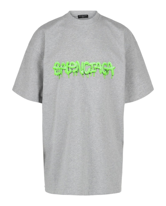 Balenciaga Slime Logo Oversized T-Shirt Unisex-Adult 676589-TLVF1-1203