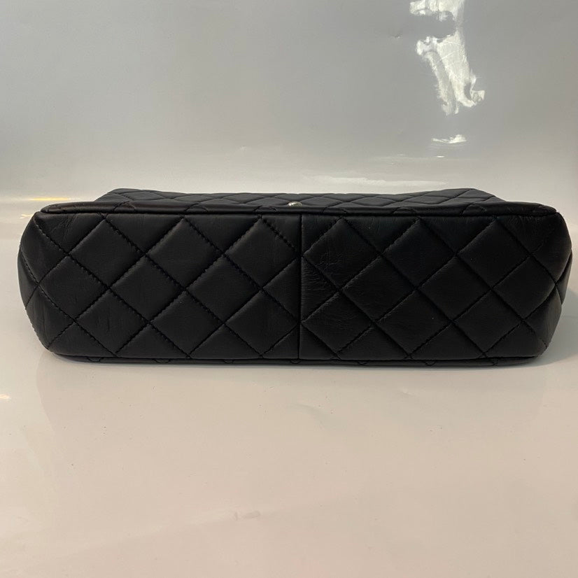 Chanel Classic Flap Bag Black Leather Shoulder Bag