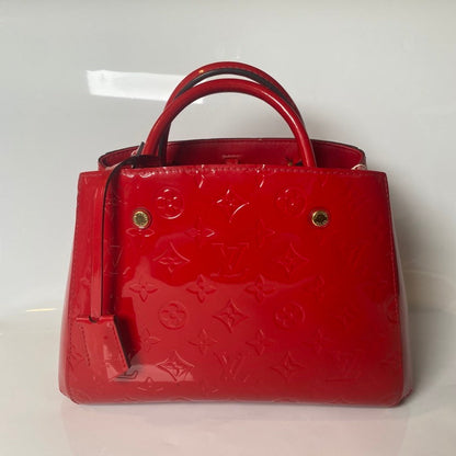 Lv patent leather bag