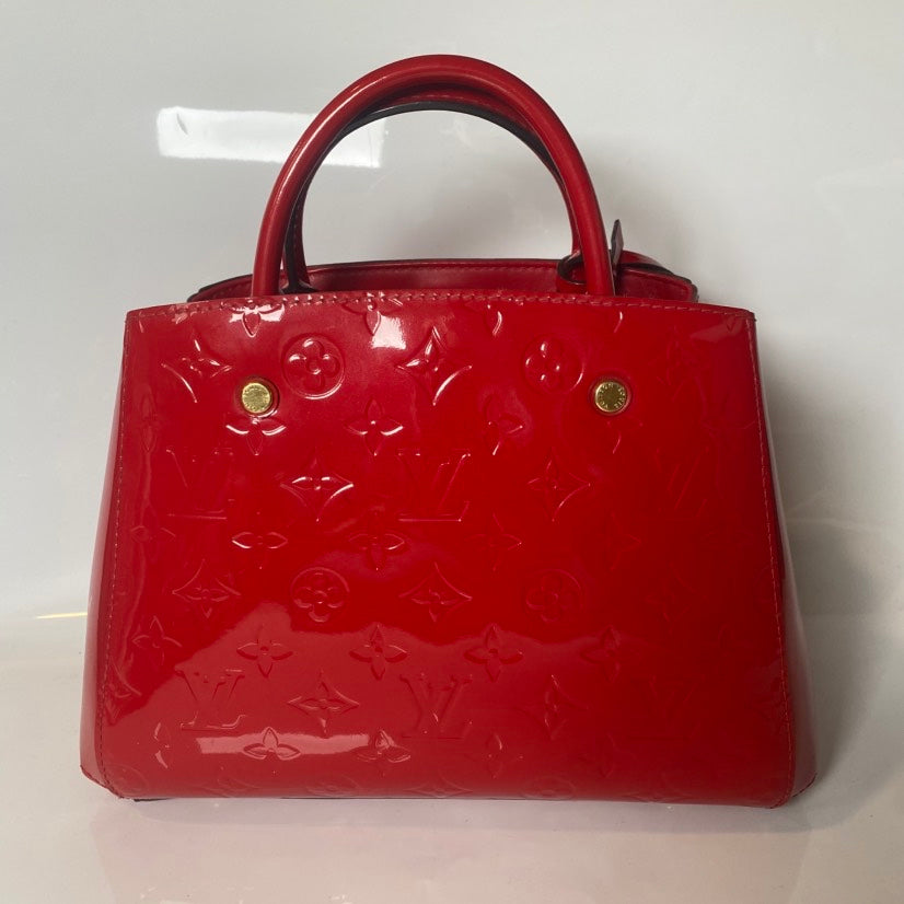 Lv patent leather bag