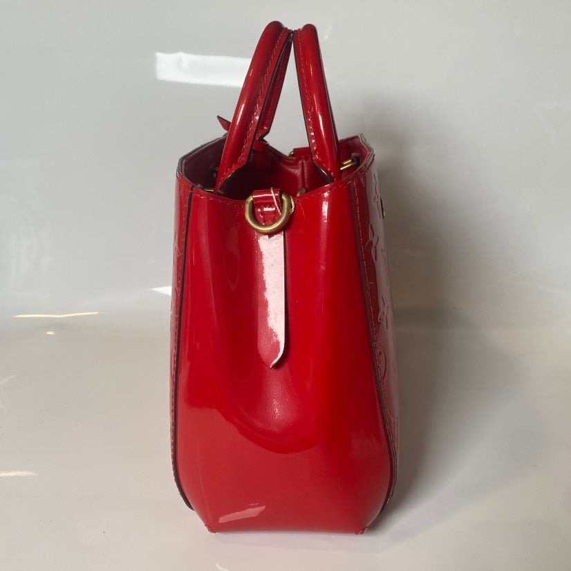 Lv patent leather bag