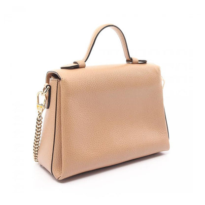 Gucci Interlocking G Handbag Leather Beige 2way 880584