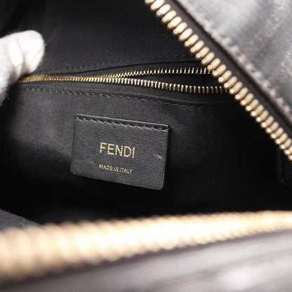 Fendi Fendi Fila Fendi Mania Zucca Backpack Rucksack Coated Canvas Leather Black Multicolor 879927