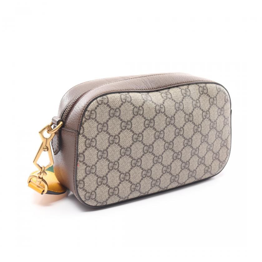 Gucci GG Supreme Neo Vintage Sherry Line Messenger Bag Shoulder Bag PVC Leather Multicolor 881605