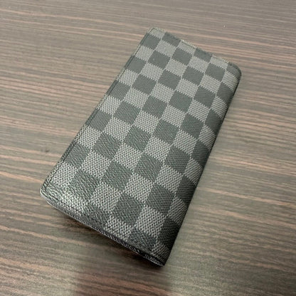 Louis Vuitton Damier Graphite Long Wallet - Black Leather Wallet