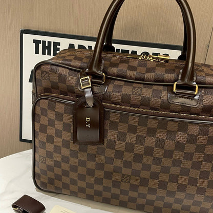 Louis Vuitton Damier Ebene Icare Briefcase in Brown