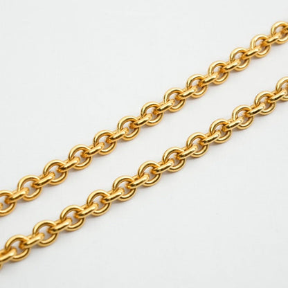 Chanel CC Gold Pendant Necklace  inches