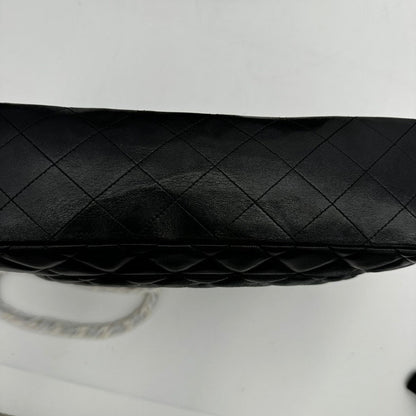 Chanel Maxi Flap Bag Black Lambskin Quilted Large