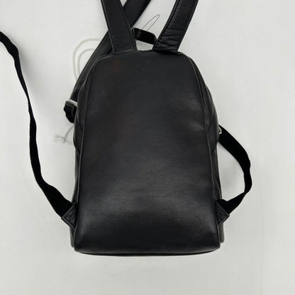 Balenciaga Black Leather Mini Backpack