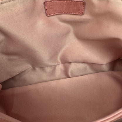 Chanel Sakura Pink Snake Skin CF Chain Crossbody Bag cm