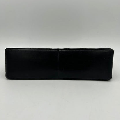 Chanel Lambskin Black Quilted Chain Bag Medium