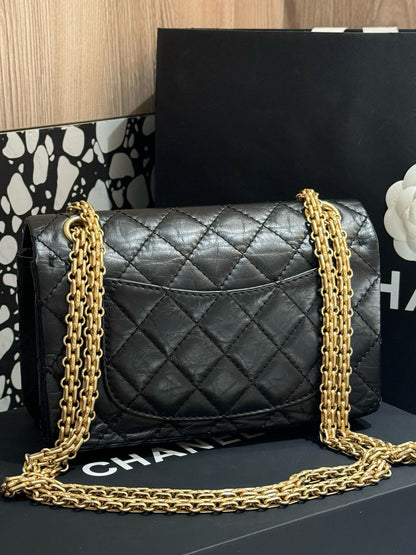 Chanel Lucky Charm . Mini Black Leather Shoulder Bag