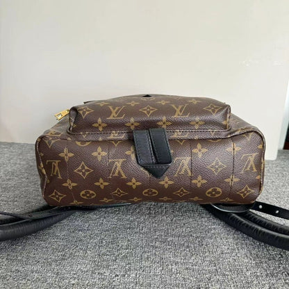 Louis Vuitton Monogram Palm Springs Backpack Brown Medium