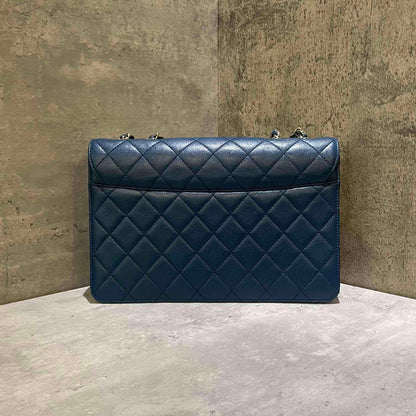 Chanel Boy Blue Quilted Leather Flap Bag Medium