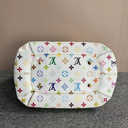 Louis Vuitton Annie Multicolor White Monogram Bag Medium