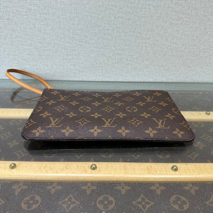 Louis Vuitton Neverfull Brown Monogram Clutch 24.5x15.5cm