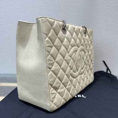 Chanel Beige GST Quilted Leather Tote Bag xxcm