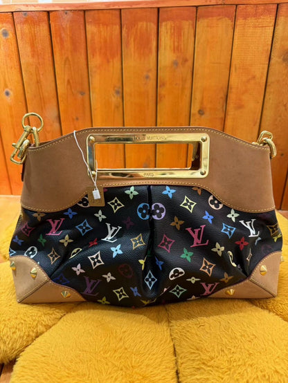 Louis Vuitton Judy Black Multicolor Bag Medium