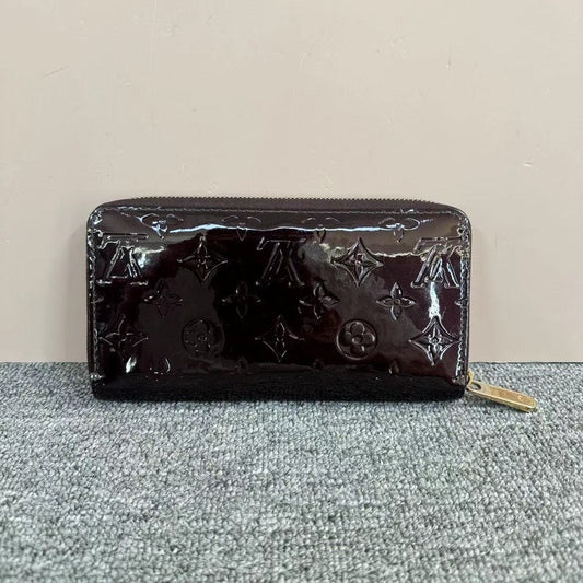 Louis Vuitton Vernis Monogram Cherry Zip Around Wallet Medium
