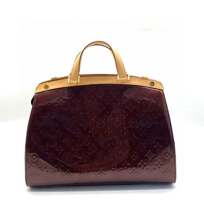 Louis Vuitton Brea Amarante Vernis Leather Two Way Bag