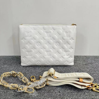 Louis Vuitton Coussin White Bag