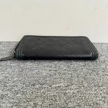Chanel Leboy Black Wallet
