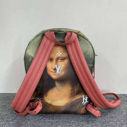Louis Vuitton Da Vinci Green Backpack