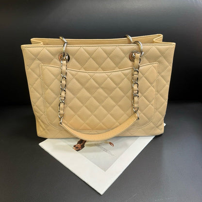 Chanel GST Beige Caviar Quilted Leather Tote Bag x.xcm