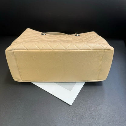 Chanel GST Beige Caviar Quilted Leather Tote Bag x.xcm