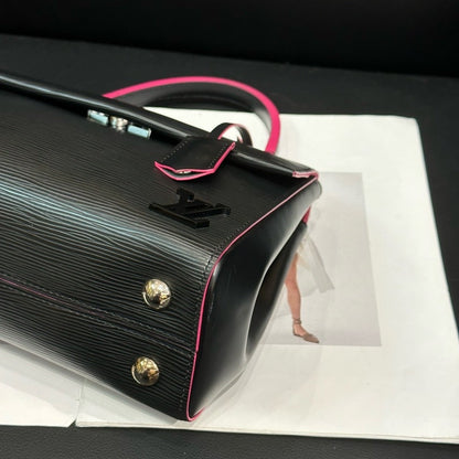 Louis Vuitton Cluny EPI Black and Pink Bag