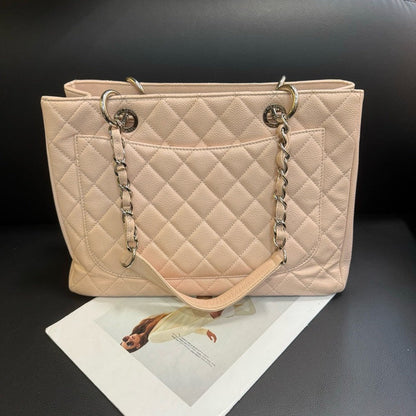 Chanel GST Caviar Beige Quilted Leather Tote Bag x.xcm