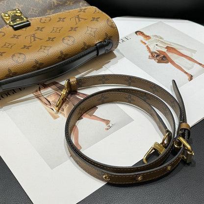 Louis Vuitton Pochette Metis Monogram Canvas Beige Medium