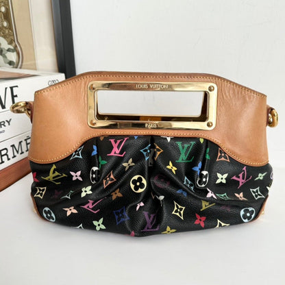 Louis Vuitton Judy Multicolor Black Handbag