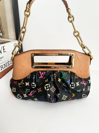Louis Vuitton Judy Multicolor Black Handbag