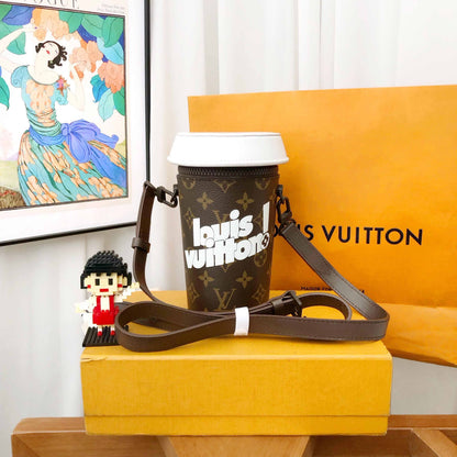 Louis Vuitton Coffee Cup Os Brown Bag Accessory