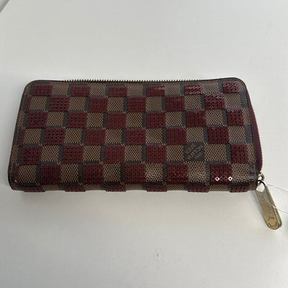 Louis Vuitton Damier Ebene Long Wallet 3147 - Brown Checkered Wallet