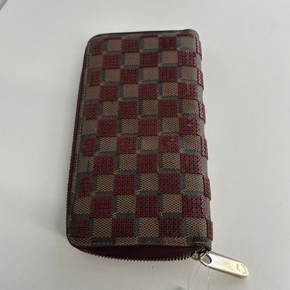 Louis Vuitton Damier Ebene Long Wallet 3147 - Brown Checkered Wallet