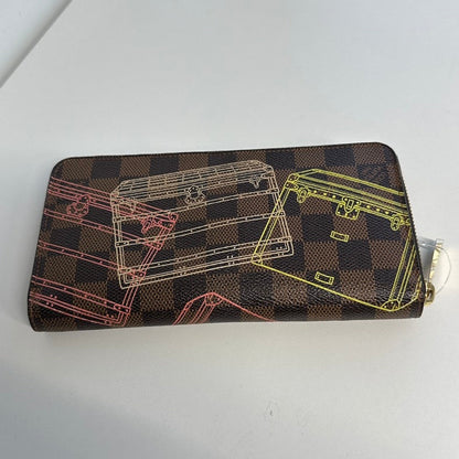 Louis Vuitton Damier Ebene Long Wallet Multicolor Canvas 2401