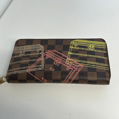 Louis Vuitton Damier Ebene Long Wallet Multicolor Canvas 2401