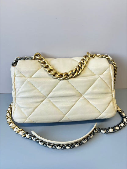 Chanel 19 Bag White Crossbody