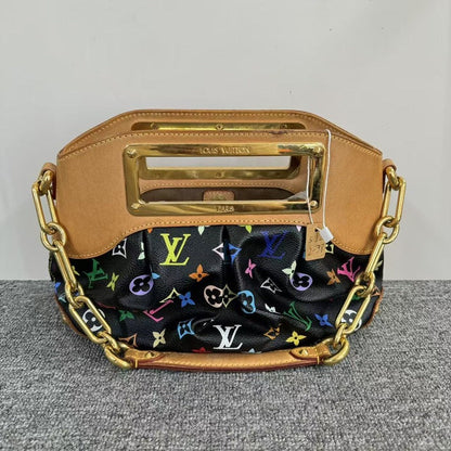 Louis Vuitton Multicolor Black Canvas Shoulder Bag