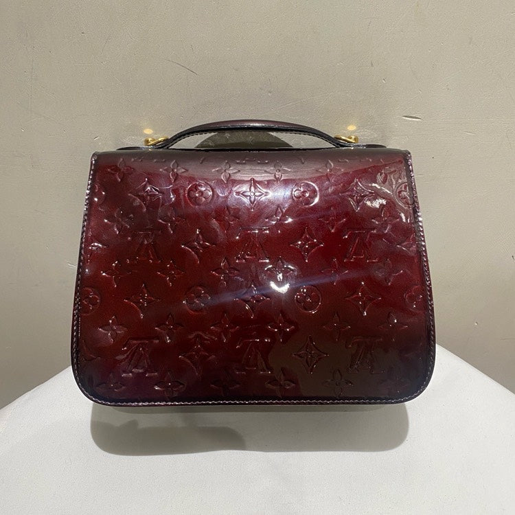 Louis Vuitton Patent Leather Cherry Top Handle Bag