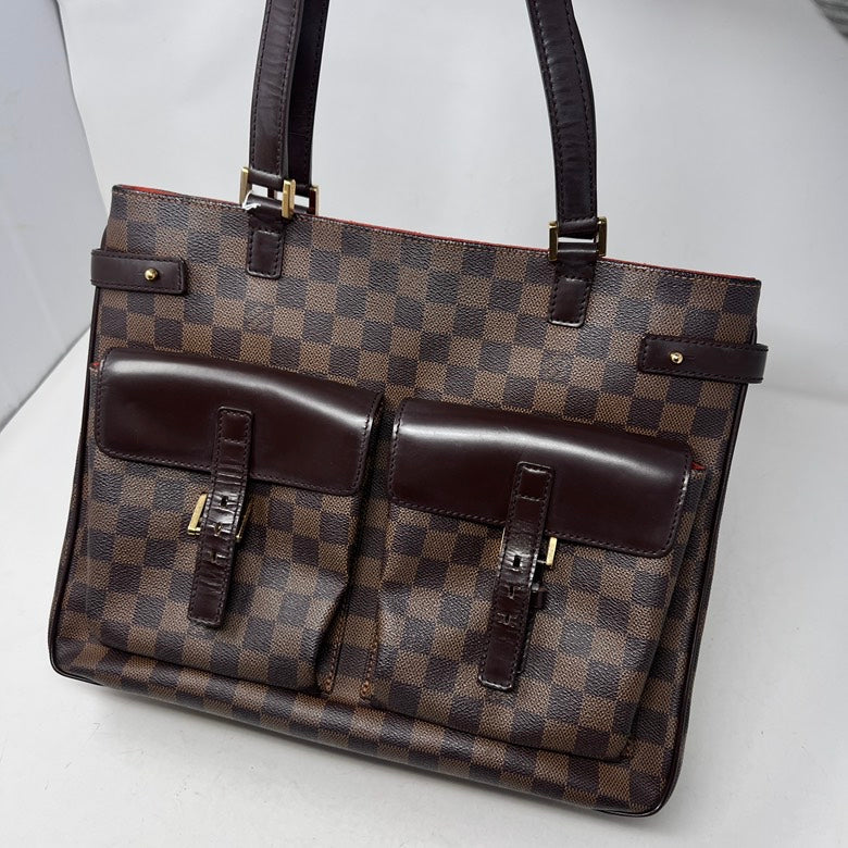 Louis Vuitton Damier Ebene Canvas Tote Bag AF638